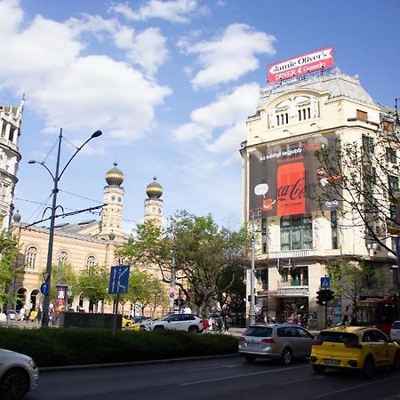 Luxury Downtown 3 Bedroom Apartment By Synagoge With Beautiful View Budapest Eksteriør bilde